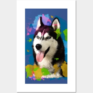 Cute Husky Posters and Art